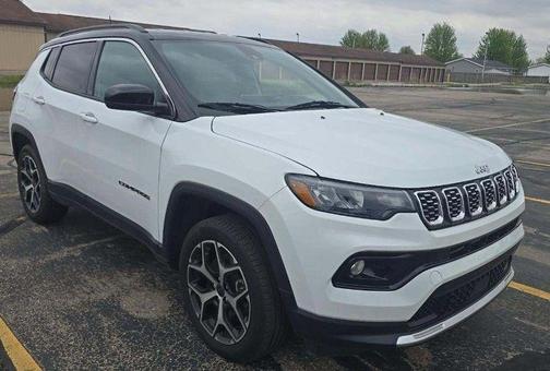 Bright White Clearcoat 2025 Jeep Compass Limited