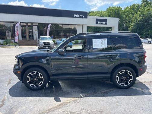 Alto Blue Metallic Tinted Clearcoat 2021 Ford Bronco Sport Outer Banks