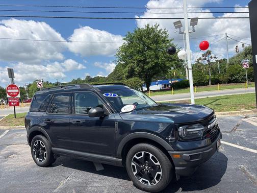 Alto Blue Metallic Tinted Clearcoat 2021 Ford Bronco Sport Outer Banks