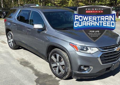 Satin Steel Metallic 2021 Chevrolet Traverse LT Leather