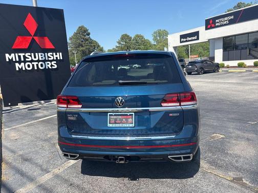 Tourmaline Blue Metallic 2022 Volkswagen Atlas 3.6L SEL Premium