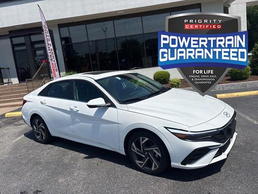 Serenity White 2025 Hyundai ELANTRA HEV Limited