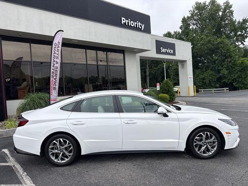 Serenity White 2023 Hyundai SONATA SEL