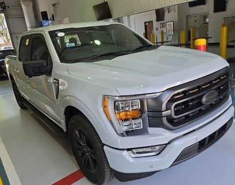 Space White Metallic 2021 Ford F-150 XLT
