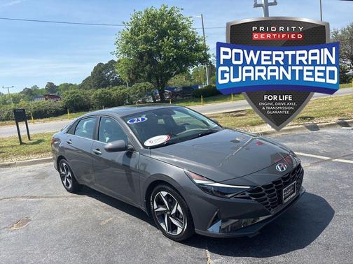Ecotronic Gray 2023 Hyundai ELANTRA Limited