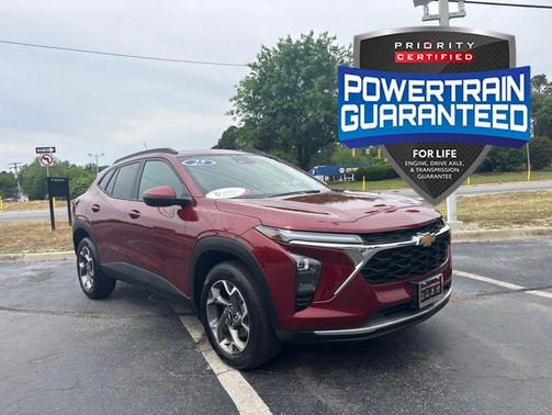 Crimson Metallic 2025 Chevrolet Trax LT