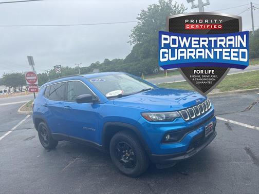 Laser Blue Pearlcoat 2022 Jeep Compass Latitude