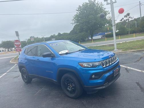 Laser Blue Pearlcoat 2022 Jeep Compass Latitude
