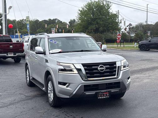 Brilliant Silver Metallic 2024 Nissan Armada SV 2WD