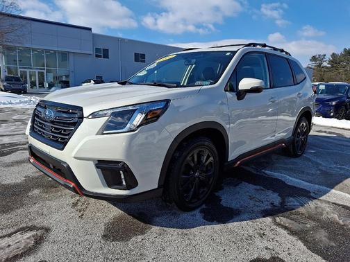 Crystal White Pearl 2022 Subaru Forester Sport
