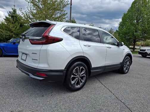 Platinum White Pearl 2020 Honda CR-V Hybrid EX-L