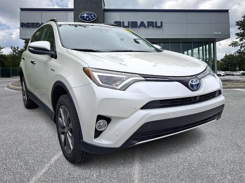 Blizzard Pearl 2018 Toyota RAV4 Hybrid Limited