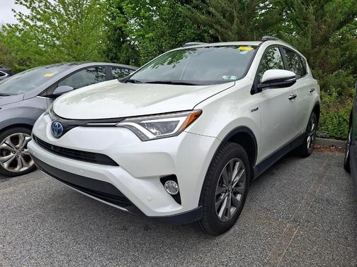 Blizzard Pearl 2018 Toyota RAV4 Hybrid Limited