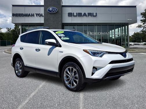 Blizzard Pearl 2018 Toyota RAV4 Hybrid Limited