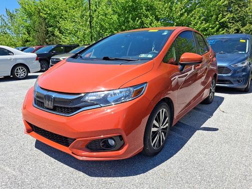 Orange Fury 2020 Honda Fit EX