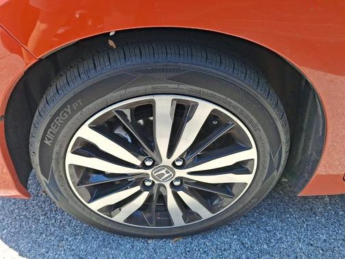 Orange Fury 2020 Honda Fit EX