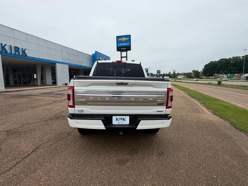 Star White Metallic Tri-Coat 2022 Ford F-150 Platinum