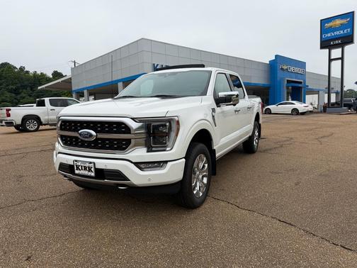 Star White Metallic Tri-Coat 2022 Ford F-150 Platinum