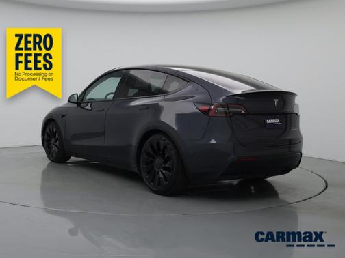Gray 2022 Tesla Model Y Performance