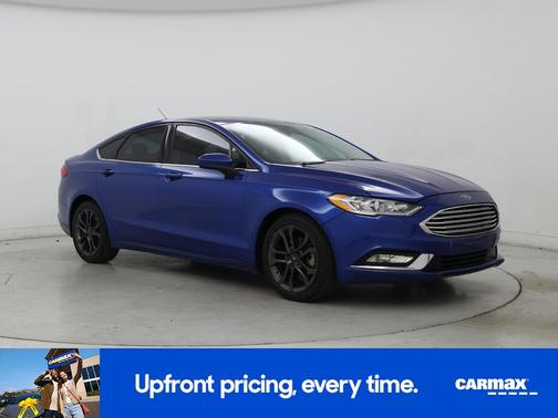 Blue 2018 Ford Fusion SE