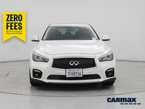White 2014 INFINITI Q50 Sport