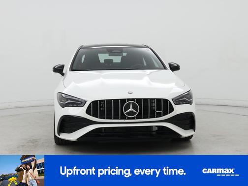 White 2025 Mercedes-Benz AMG CLA 35
