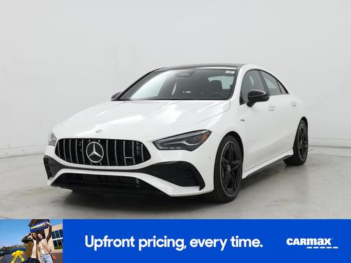 White 2025 Mercedes-Benz AMG CLA 35