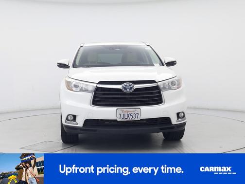 Tan 2015 Toyota Highlander Hybrid Limited Platinum