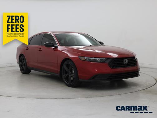Red 2023 Honda Accord Hybrid Sport