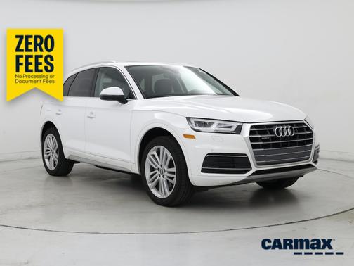 White 2019 Audi Q5 Premium Plus