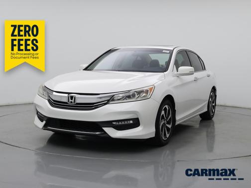 White 2016 Honda Accord EX-L