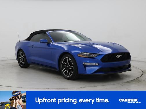 Blue 2020 Ford Mustang Ecoboost Premium