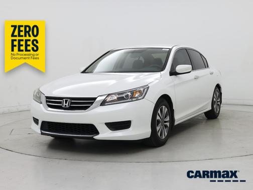 White 2015 Honda Accord LX