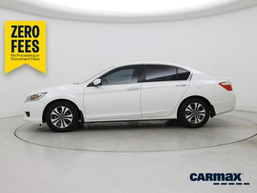 White 2015 Honda Accord LX