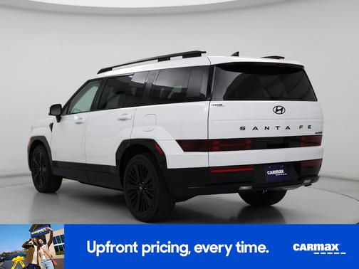 White 2024 Hyundai SANTA FE HEV Calligraphy