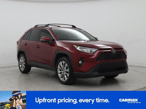 Red 2019 Toyota RAV4 XLE Premium