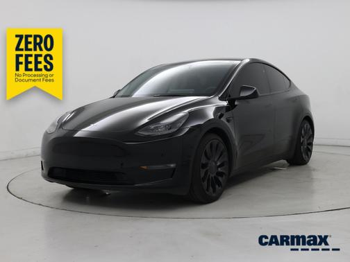 Black 2025 Tesla Model Y Performance