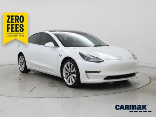 White 2020 Tesla Model 3 Long Range