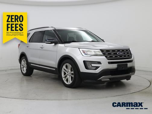 Silver 2017 Ford Explorer XLT