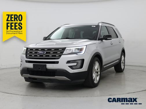 Silver 2017 Ford Explorer XLT