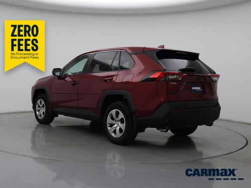 Red 2022 Toyota RAV4 LE