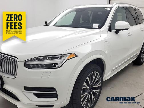 White 2021 Volvo XC90 Recharge Plug-In Hybrid T8 Inscription