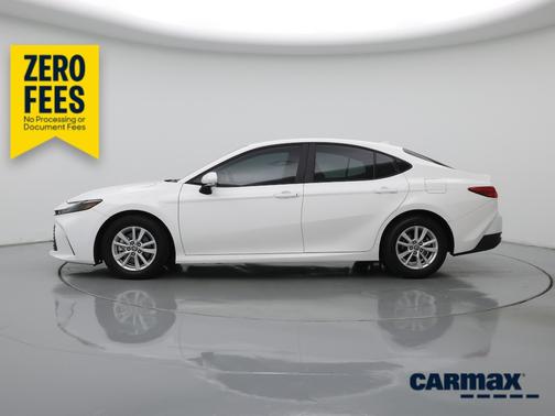 White 2025 Toyota Camry LE