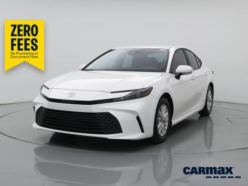 White 2025 Toyota Camry LE