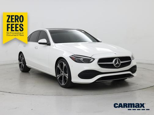 White 2023 Mercedes-Benz C-Class