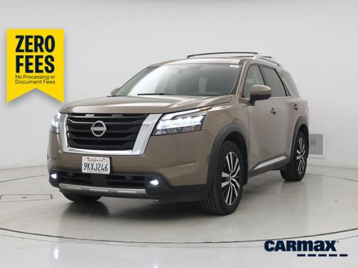 Tan 2023 Nissan Pathfinder Platinum