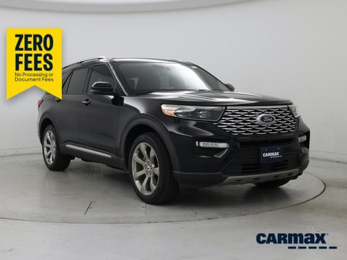 Black 2020 Ford Explorer Platinum