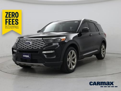 Black 2020 Ford Explorer Platinum