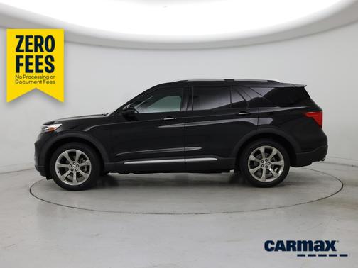 Black 2020 Ford Explorer Platinum