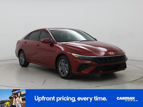Red 2025 Hyundai ELANTRA HEV Blue